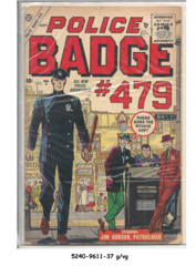 Police Badge #479 #5 © September 1955 Atlas/Marvel